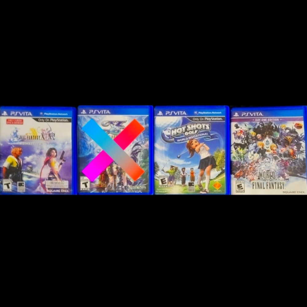 3 PsVita games